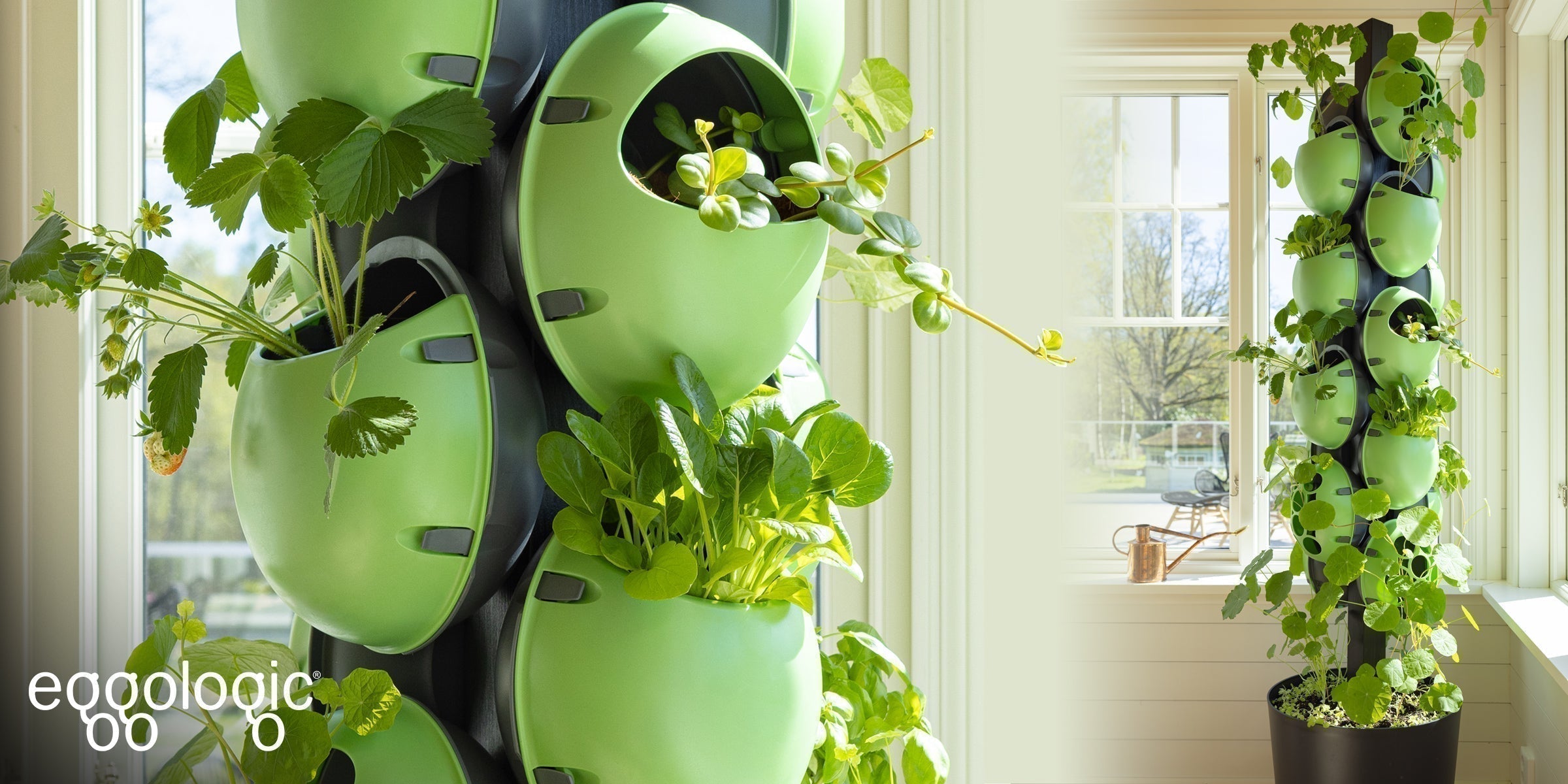 Eggologic Wall Planter Tower Garden
