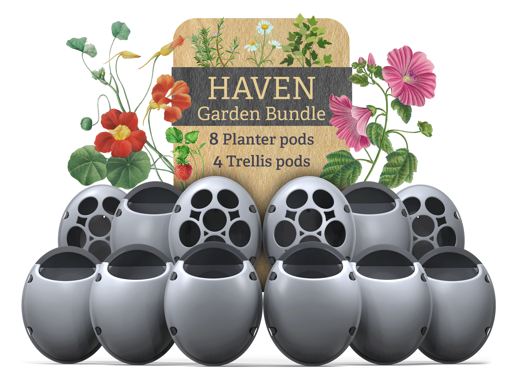 Haven Garden Bundle (Stone Gray)