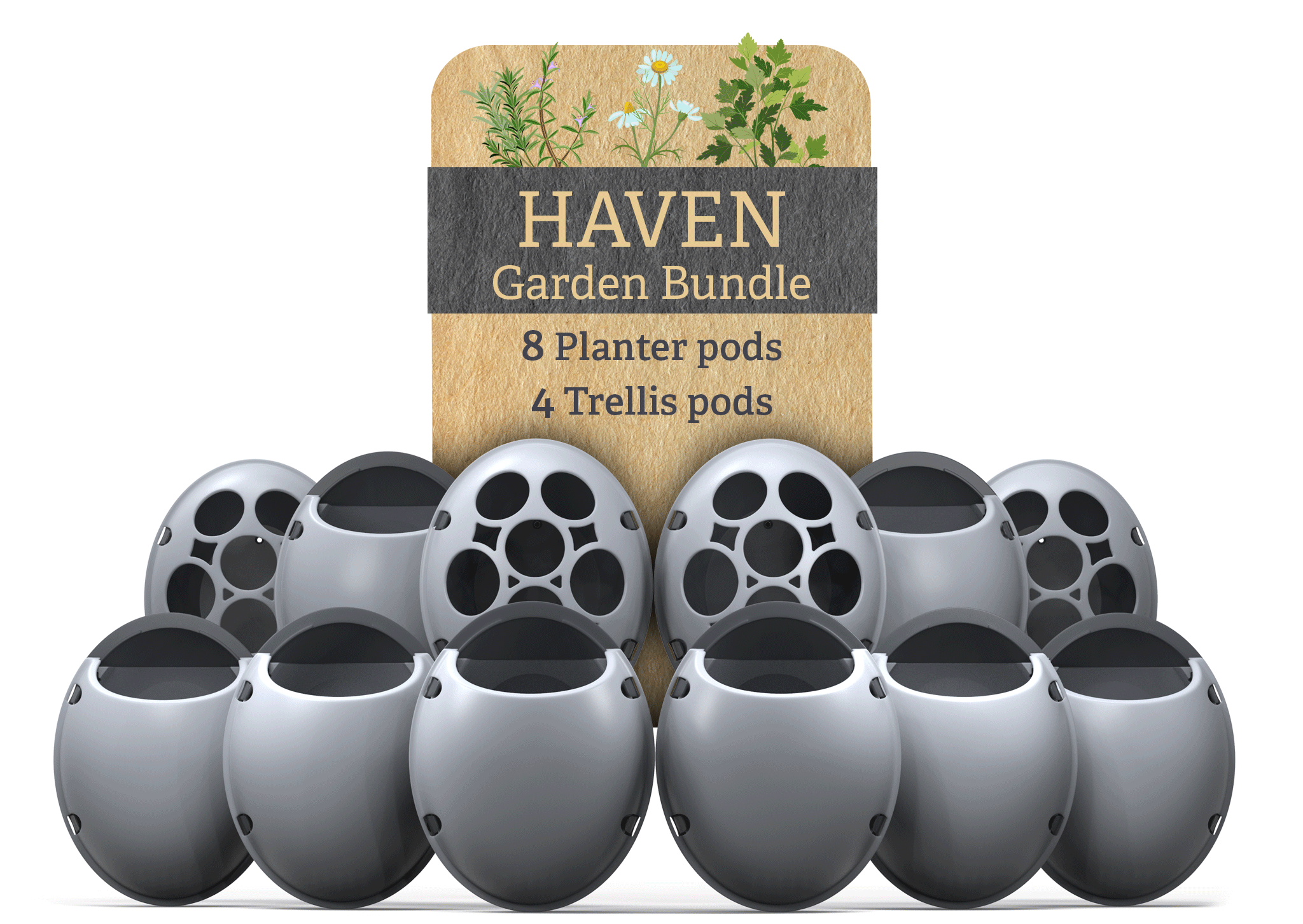 Haven Garden Bundle (Stone Gray)